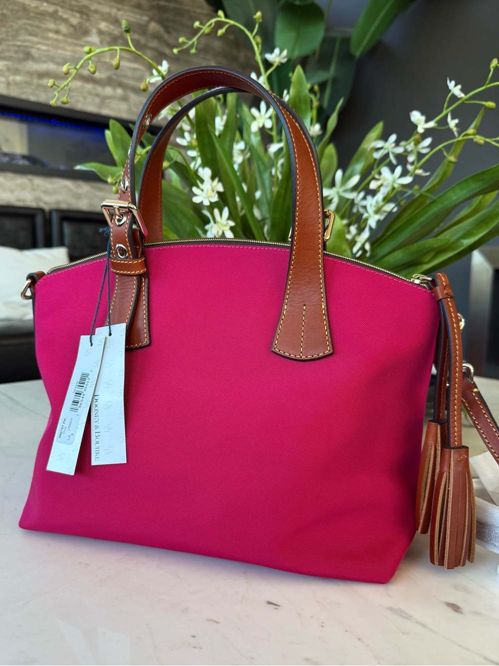 New Dooney & Bourke Nylon Trina Satchel - Picture 7 of 16